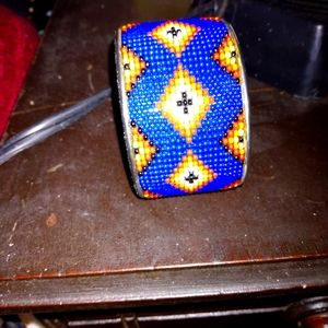 Navajo Hand Made Silver Bracelet